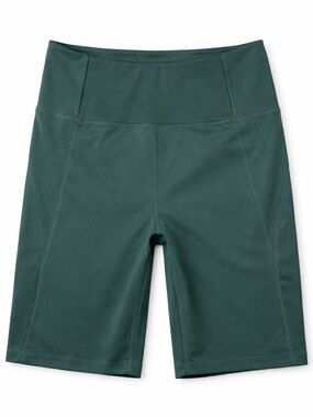 Girlfriend Collective Bike Shorts Green High Rise compression women’s Size L